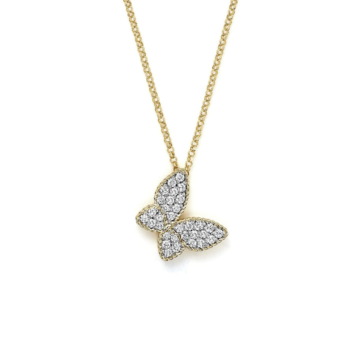 Diamond Butterfly Pendant Roberto Coin Fink s Jewelers