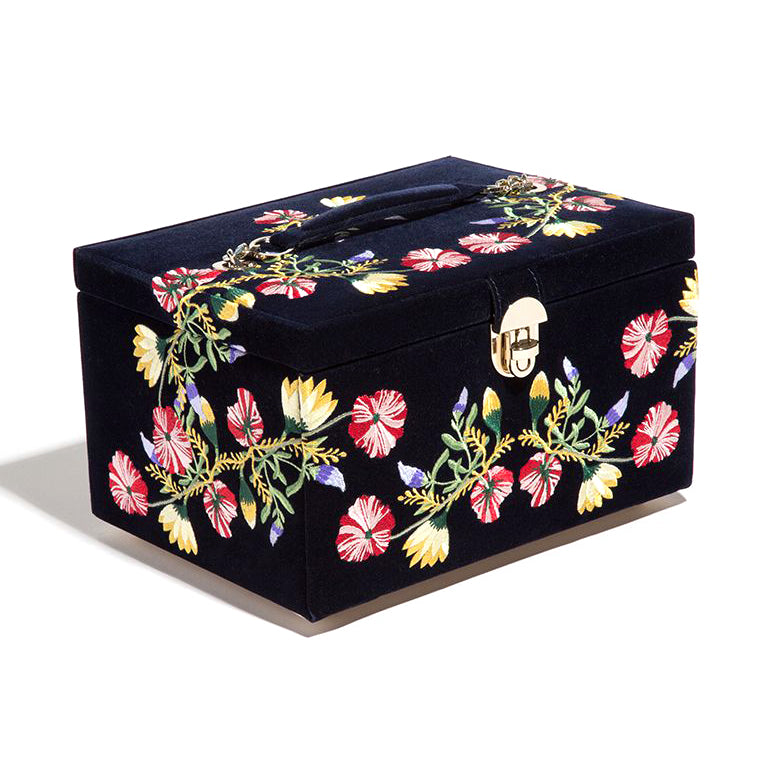 Wolf Palermo Large Jewelry Box - Black