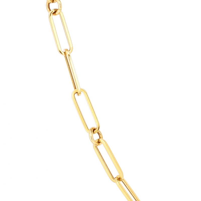 Roberto Coin Designer 18K Gold Paperclip Necklace | Fink's