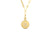 Roberto Coin Zodiac Medallion 18K Yellow Gold Diamond Cancer Medallion Necklace