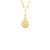 Roberto Coin Zodiac Medallion 18K Yellow Gold Diamond Scorpio Medallion Necklace