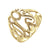 14k Yellow Gold Classic Monogram Ring