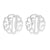 Fink's 20mm Classic Monogram Stud Earrings