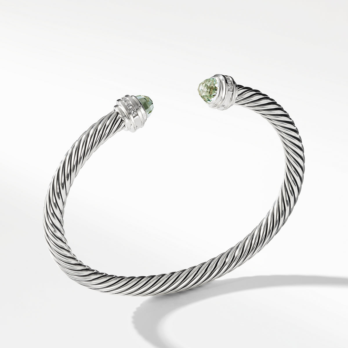 ⭐︎David⭐︎Yurman⭐︎ブレスレット⭐︎12mm⭐︎ Mens Faceted Link Bracelet in Sterling Silver with Black
