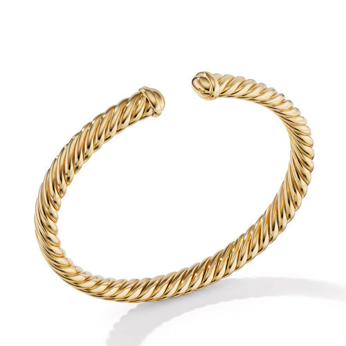 David Yurman Cablespira Cuff Bracelet in 18K Gold Fink's