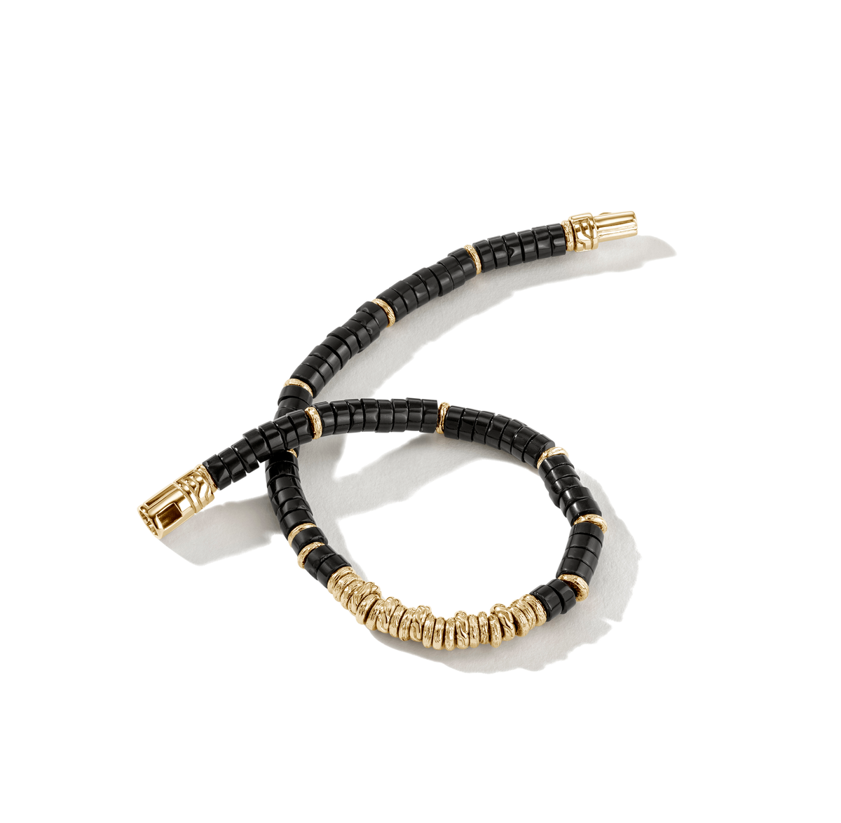 THOMAS SABO Armband Armband Schwarzer Onyx Silberkette