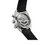 Clear Caseback on TAG Heuer Carrera Chronograph Watch with Black Dial