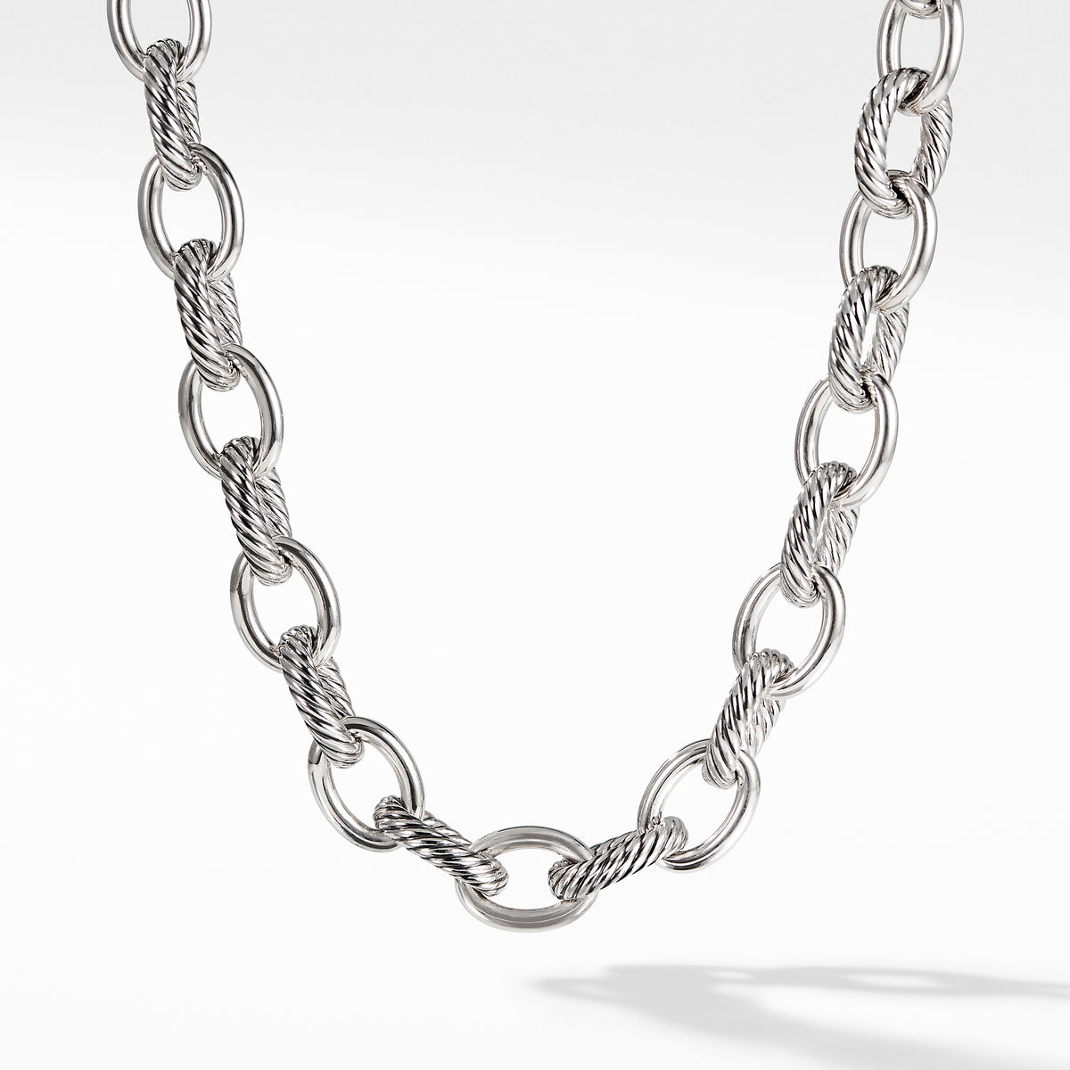 Extra Large Oval Link Necklace, 18
