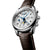 Men's Watch with Moon Phase Chronograph Featuring 12 Hour Timer, Subdial, and Day and Month Display