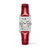 Longines DolceVita Collection 23mm Ladies' Watch on Red Leather Strap