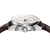 TAG Heuer Carrera Elegant Men's Calibre Heuer 02 Automatic Chronograph Silver Dial Watch with Leather Strap