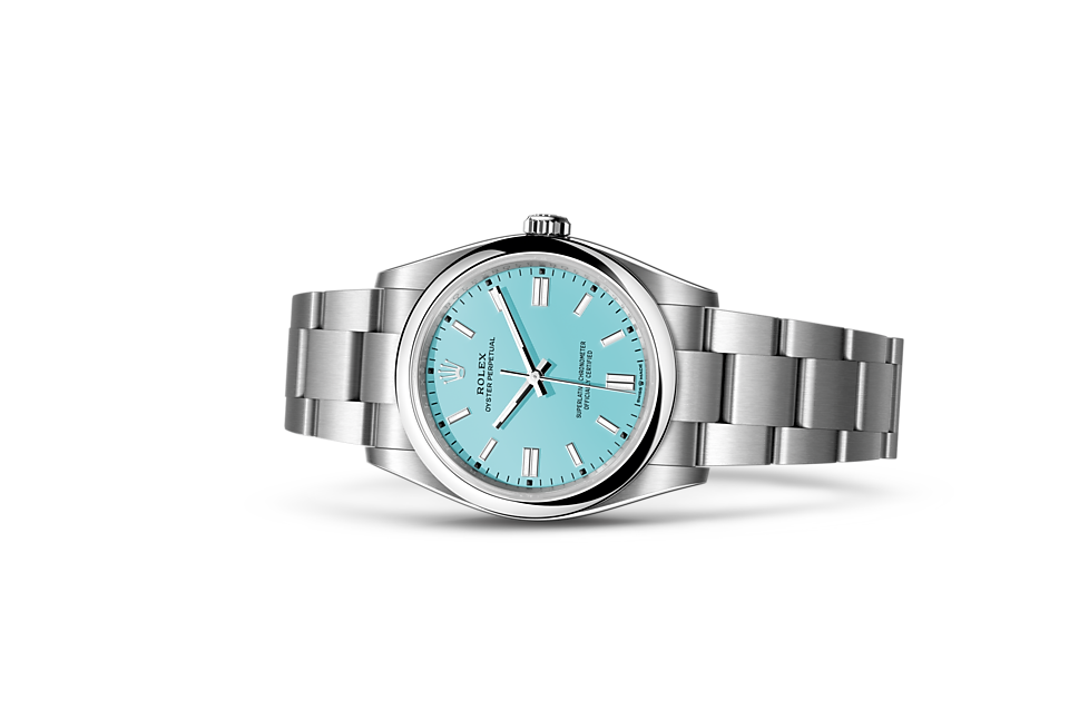 Oyster Perpetual 36, Oyster, 36 mm, Oystersteel Laying Down