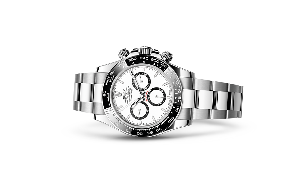 Cosmograph Daytona, Oyster, 40 mm, Oystersteel Laying Down
