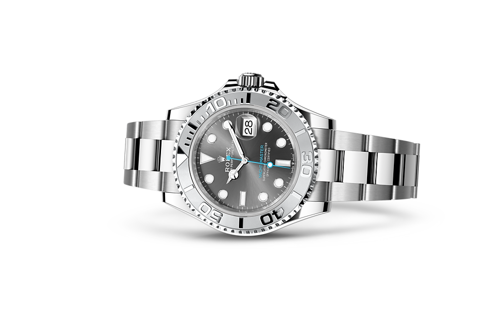 Yacht-Master 40, Oyster, 40 mm, Oystersteel and platinum Laying Down
