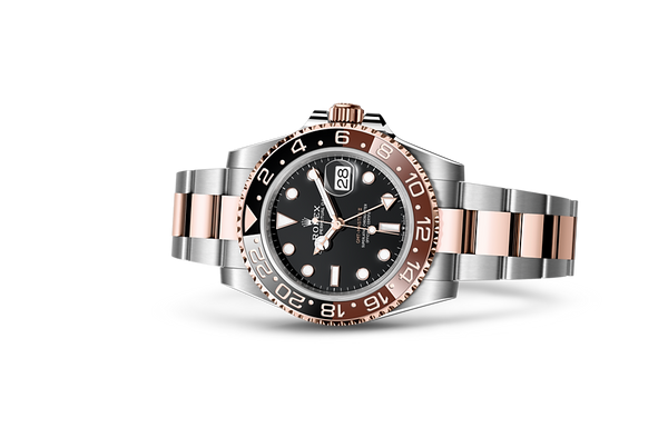 GMT-Master II, Oyster, 40 mm, Oystersteel and Everose gold Laying Down
