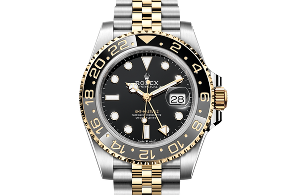 GMT-Master II, Oyster, 40 mm, Oystersteel and yellow gold Front Facing