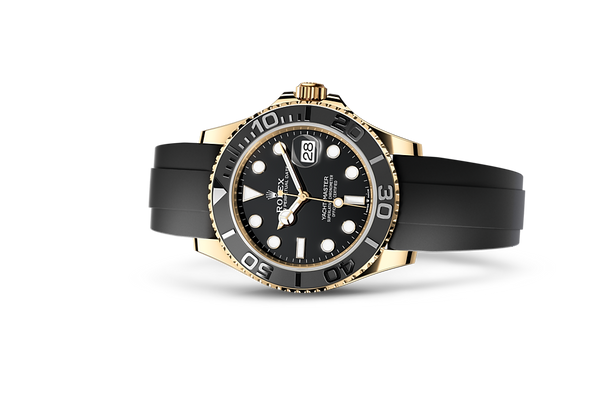 Yacht-Master 42, Oyster, 42 mm, yellow gold Laying Down