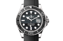 Yacht-Master 42, Oyster, 42 mm, white gold Front Facing