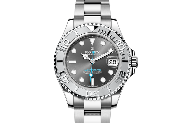 Yacht-Master 37, Oyster, 37 mm, Oystersteel and platinum Front Facing