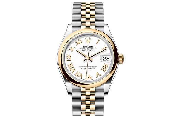 Datejust 31, Oyster, 31 mm, Oystersteel and yellow gold Front Facing