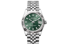 Datejust 31, Oyster, 31 mm, Oystersteel and white gold Front Facing