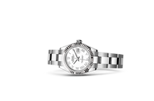 Lady-Datejust, Oyster, 28 mm, Oystersteel and white gold Laying Down