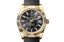 Sky-Dweller, Oyster, 42 mm, yellow gold Front Facing