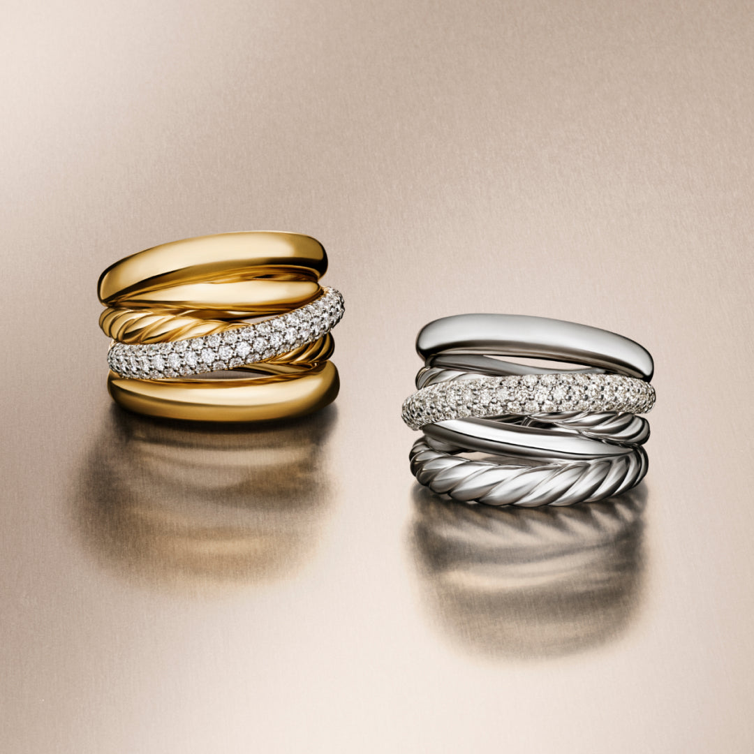 David Yurman Crossover Rings at Fink's Jewelers