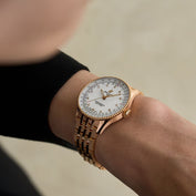 Man Wearing Gold Luxury Watch from Fink's Jewelers