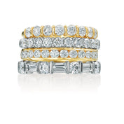 Diamond wedding and anniversary bands from Fink's Jewelers