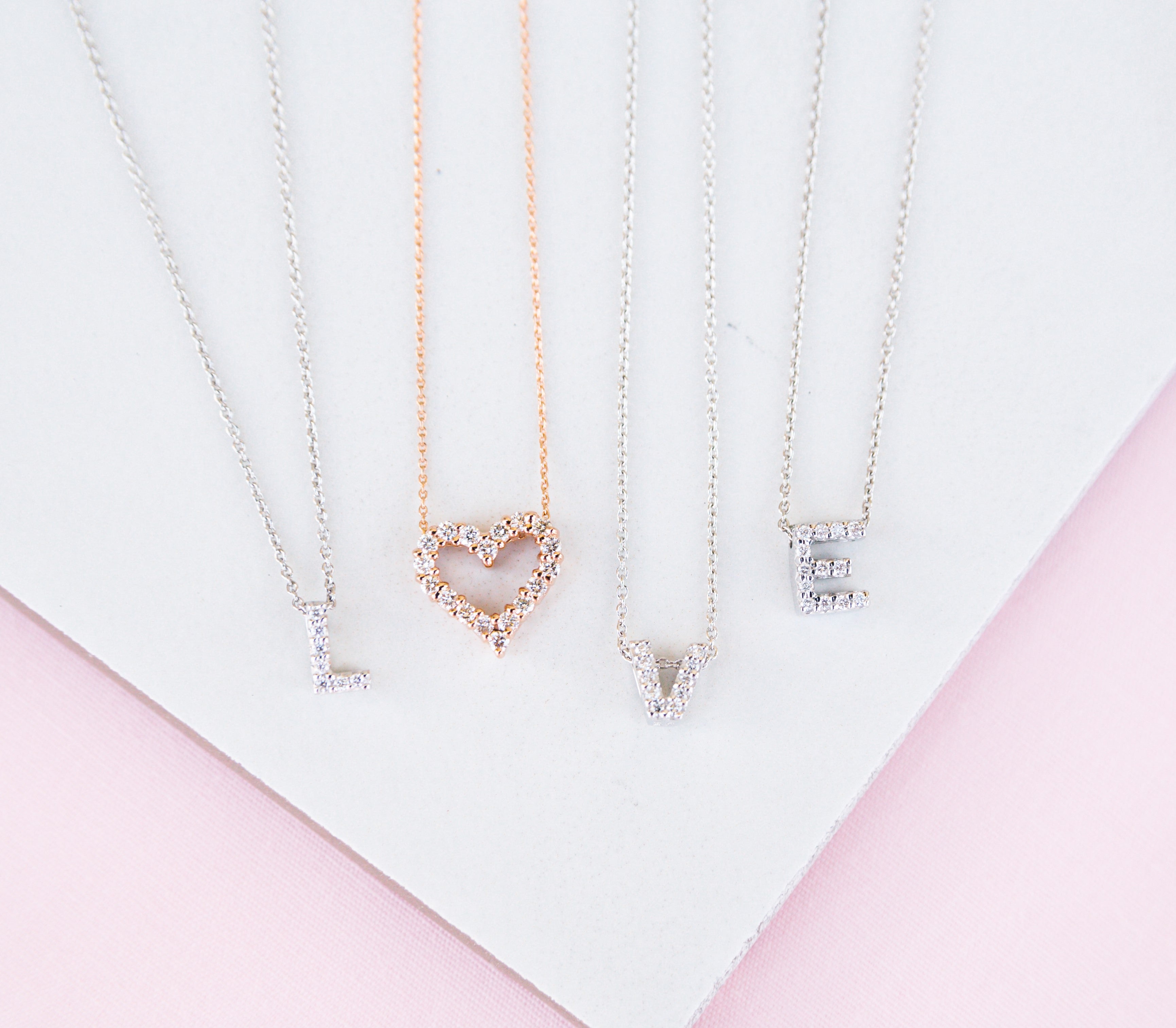 We always make sure that your monogram necklace is unique and made for