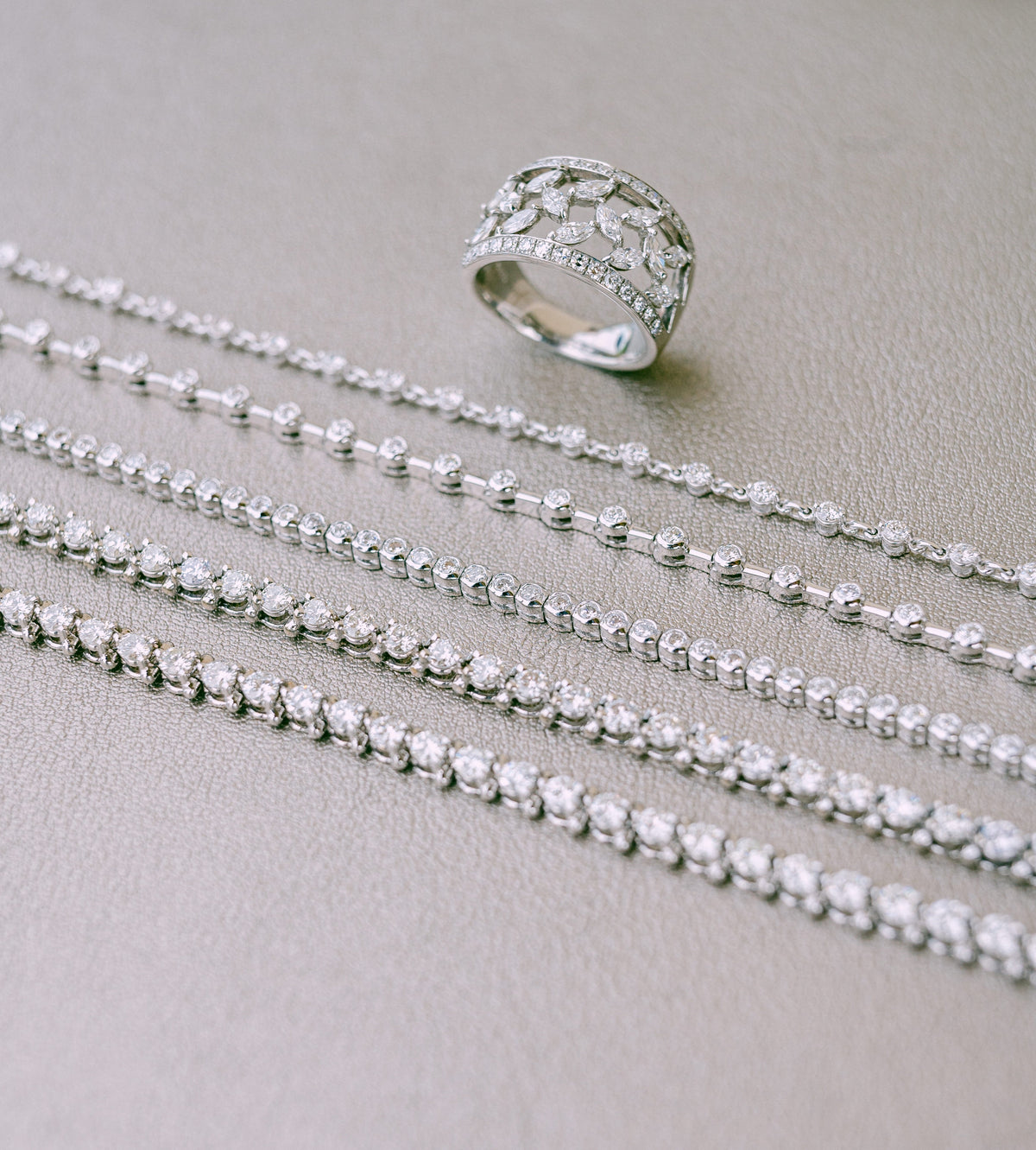 A Look Through the Loupe at Dazzling Diamond Tennis Bracelets