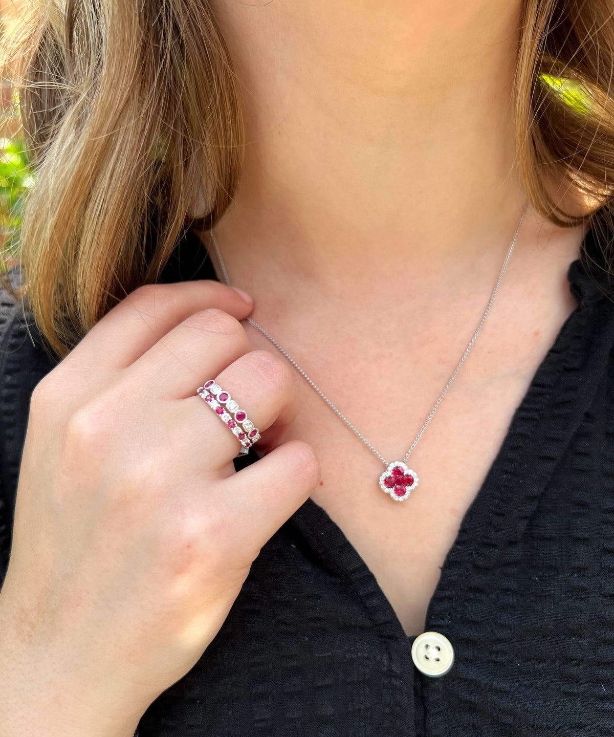 Dare to Go Red with Ruby Necklaces for a Bold and Beautiful Fashion Statement