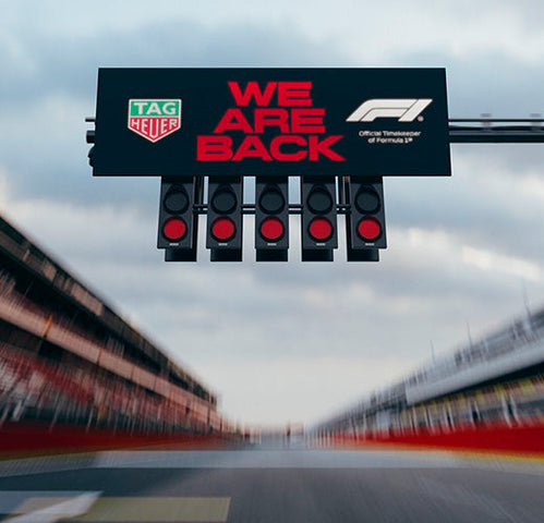TAG HEUER IS BACK AS THE OFFICIAL TIMEKEEPER OF Formula 1®, AGAIN