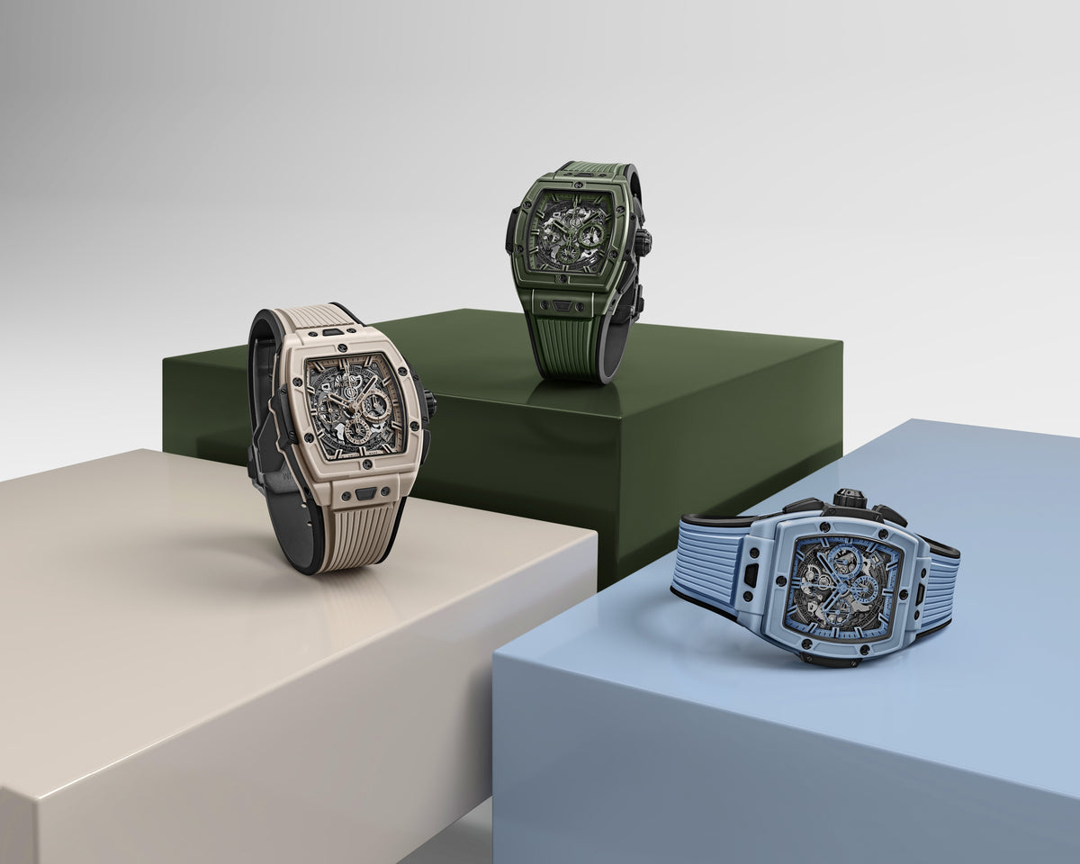 Hublot luxury watches in various colors