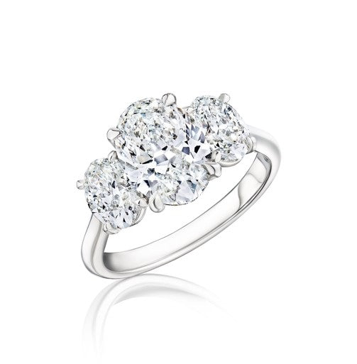 Shop Three-Stone Engagement Rings at Fink's Jewelers