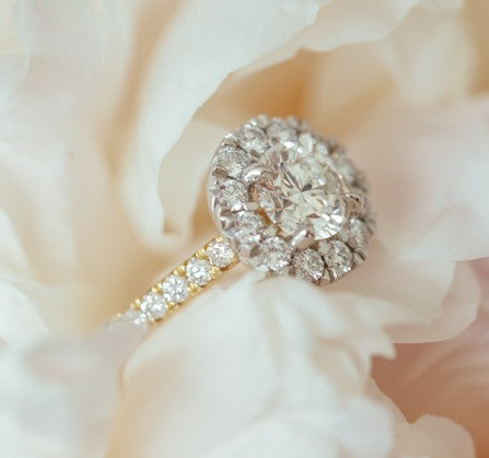 Natural diamond engagement ring at Fink's Jewelers