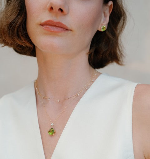 Precious and semi-precious birthstone necklaces at Fink's Jewelers