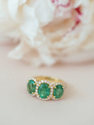 Express Unconditional Love with a Vibrant Emerald Engagement Ring