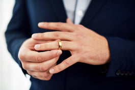 The Groom’s Guide to Finding the Perfect Men's Wedding Ring Width