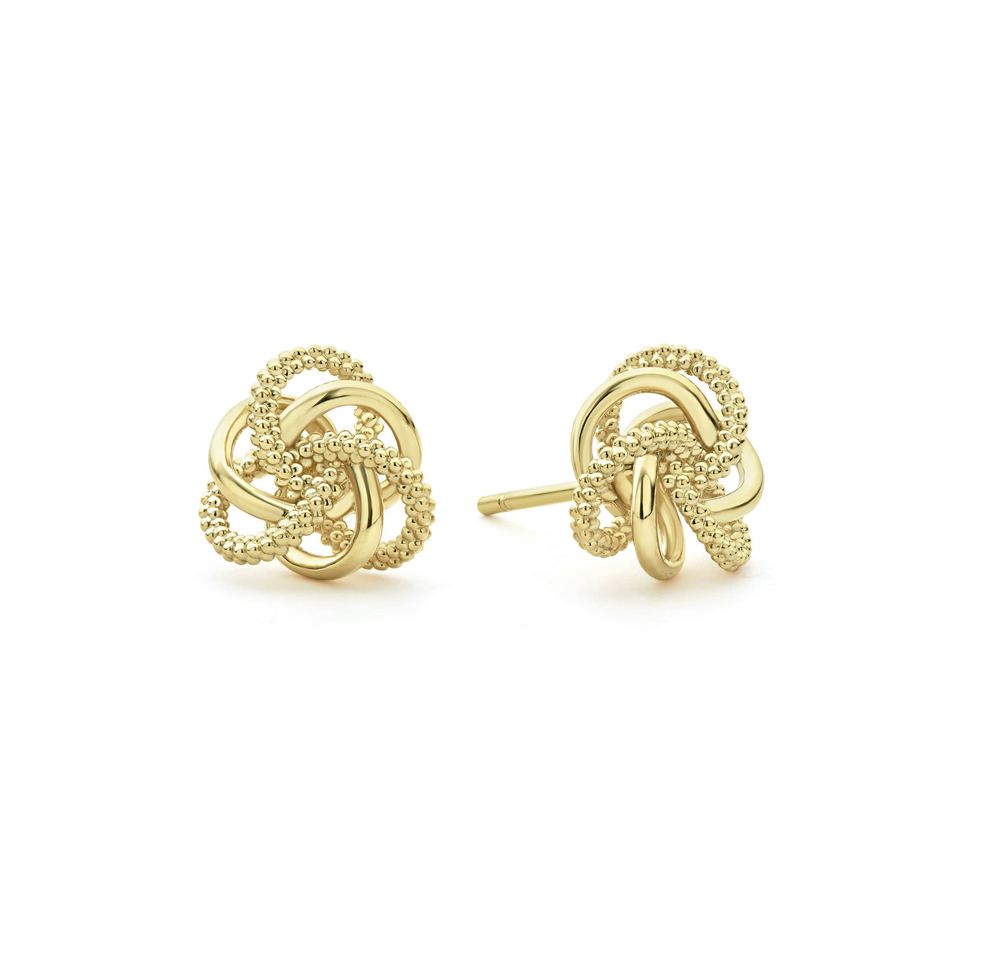 LAGOS Love Knot Large Gold Stud Earrings