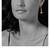 LAGOS Caviar Gold Bead Drop Earrings on model
