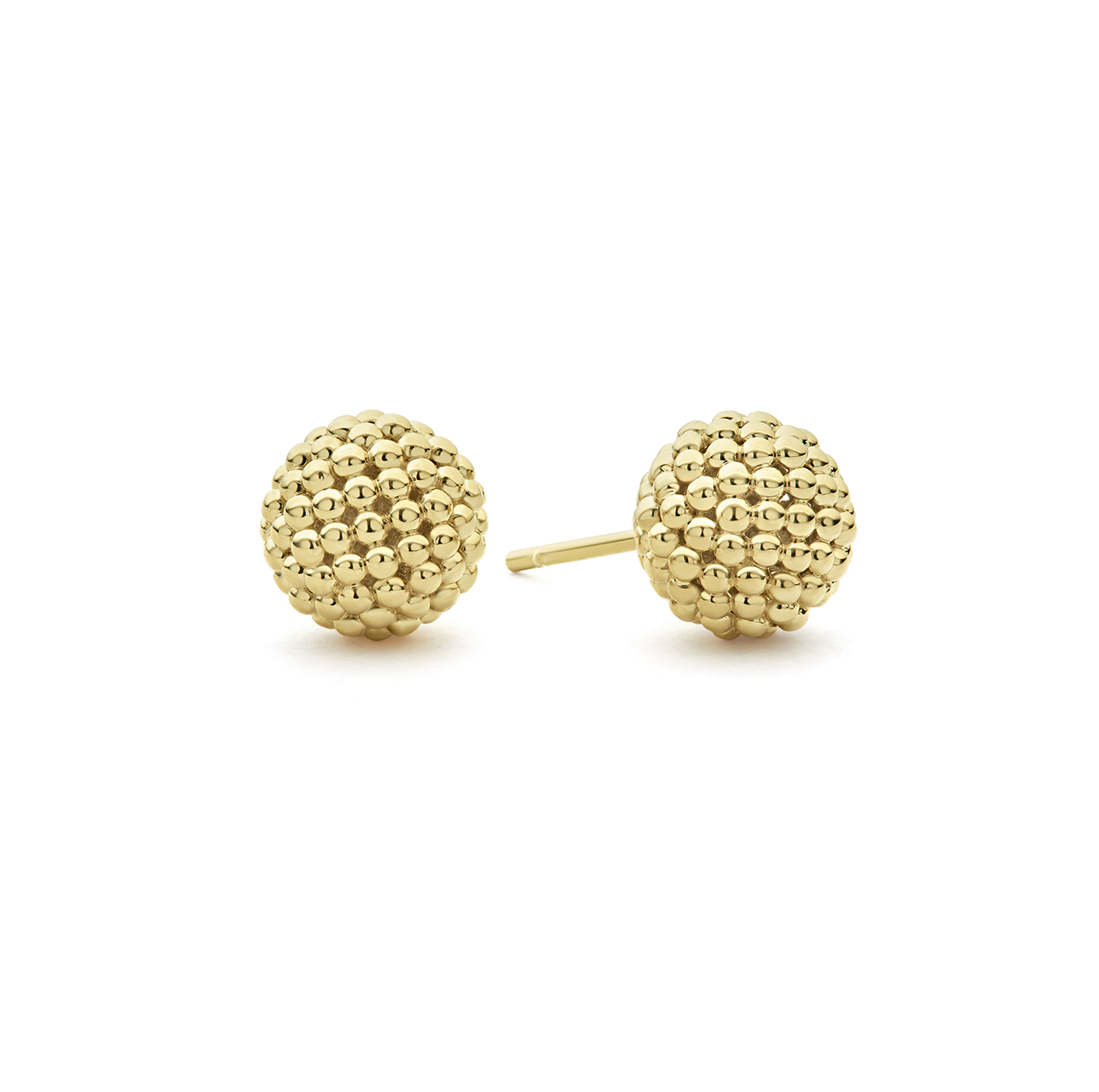 LAGOS Caviar Gold Beaded Stud Earrings