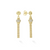 LAGOS Caviar Gold Tassel Diamond Earrings