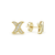 LAGOS Embrace 18K Gold X Diamond Stud Earrings