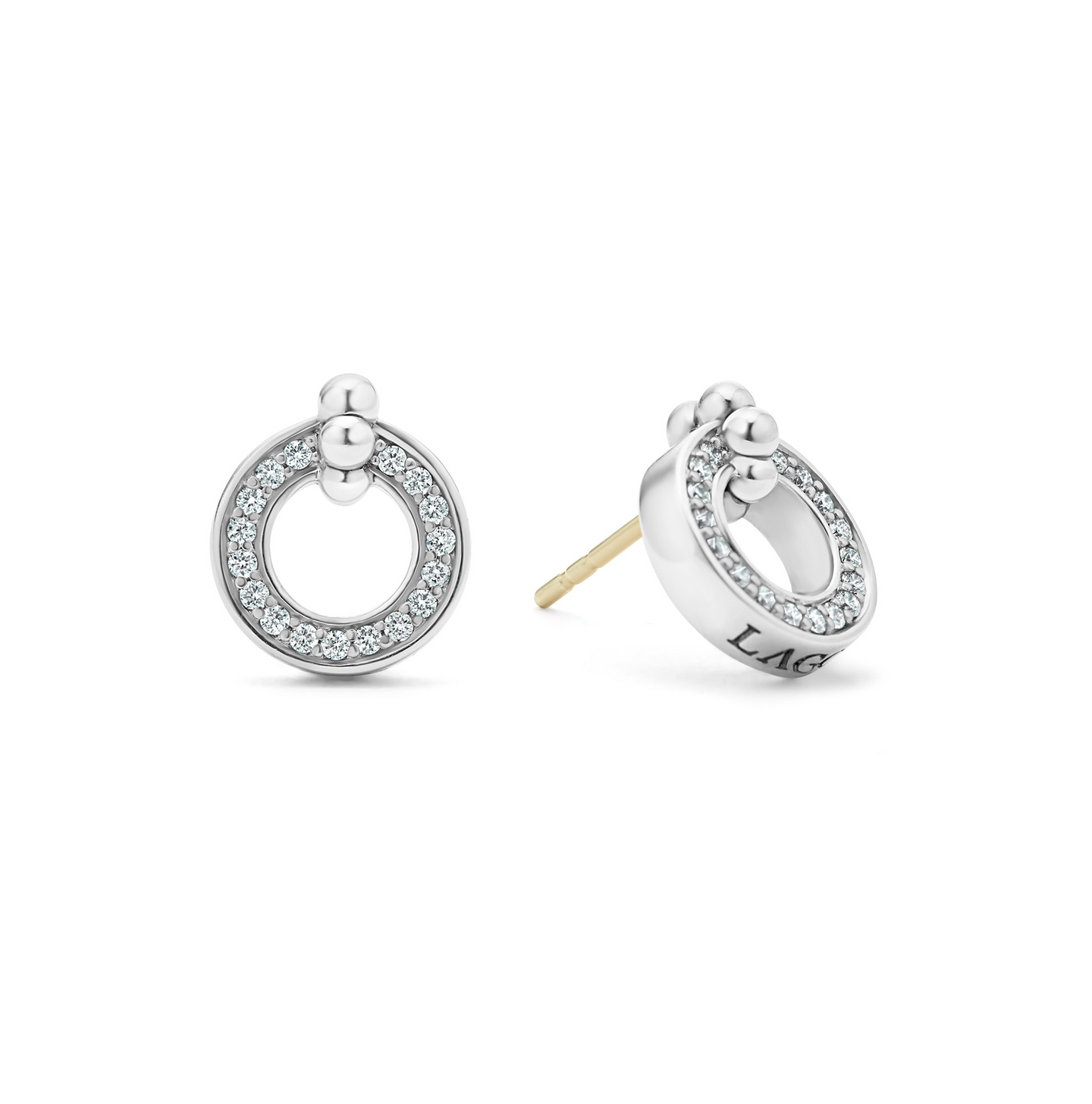 Lagos caviar stud earrings deals