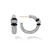 LAGOS Black Caviar Diamond Hoop Earrings