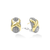 LAGOS Embrace Two-Tone X Omega Clip Earrings