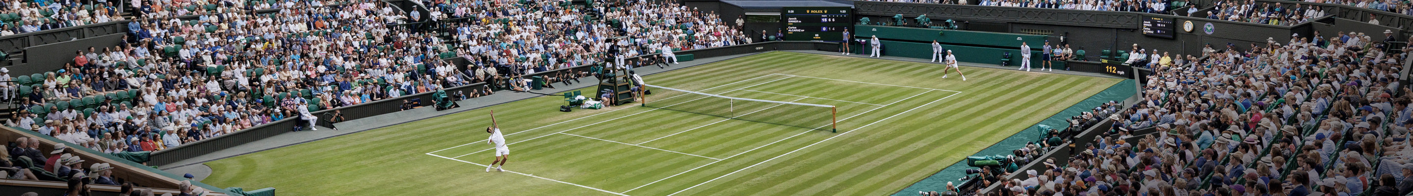 Grass tennis court at Wimbleton