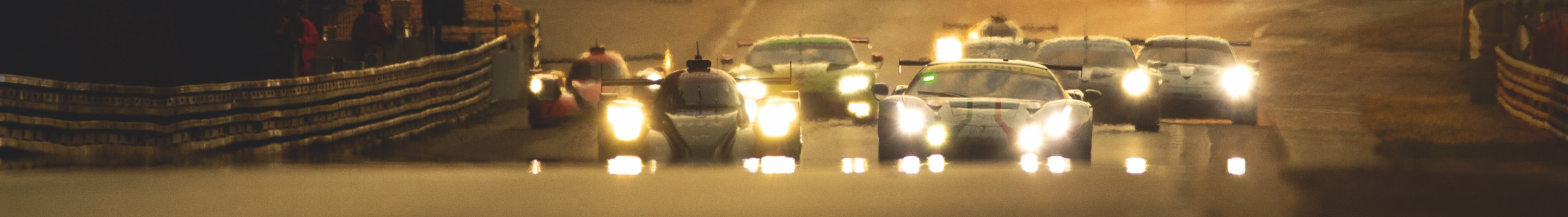 Racers Drive During Le Mans Endurance Race